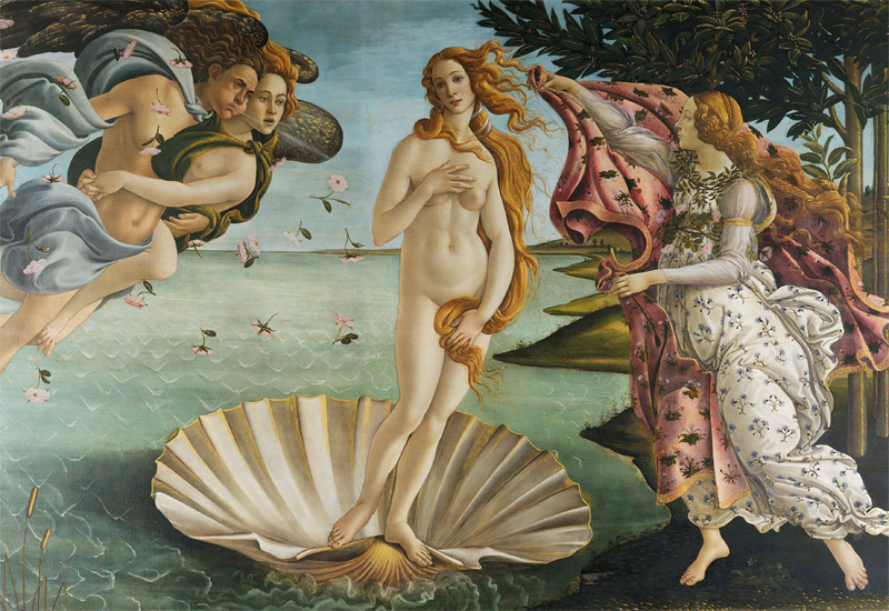 © Sandro Botticelli „Die Geburt der Venus” – Uffizien Florenz